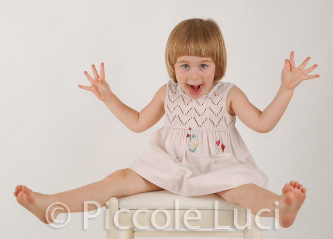 fotografia di studio bambina